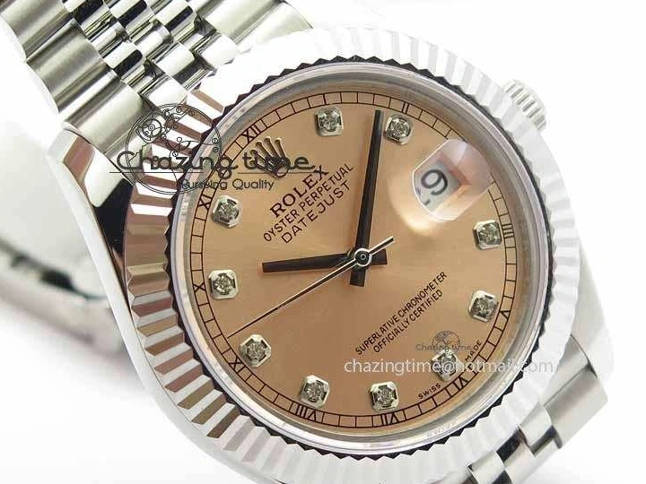 0507 Packable DateJust II 41mm BP Maker Best Edition RG Diamonds Dial On New Version Jubilee Bracelet A 3620